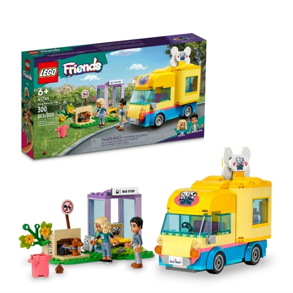 : Lego Friends 41741 Dog Rescue Van 300 pieces - Picture 1 of 6
